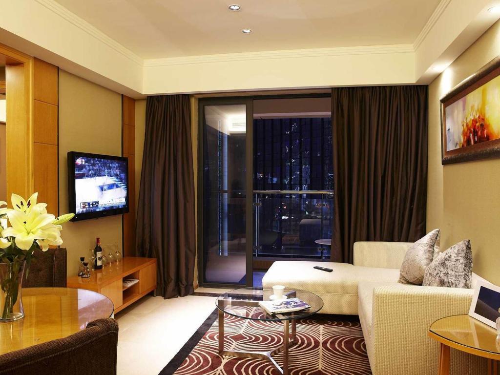 Dan Executive Hotel Apartment Zhujiang New Town Quảng Châu Phòng bức ảnh
